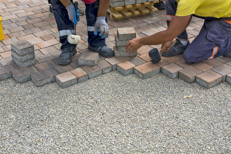 Layered Paver Surface